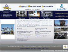 Tablet Screenshot of aml-naval-industrie.com